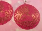 Preview: Frau Ohrringe pink Scheibe changierend Woman